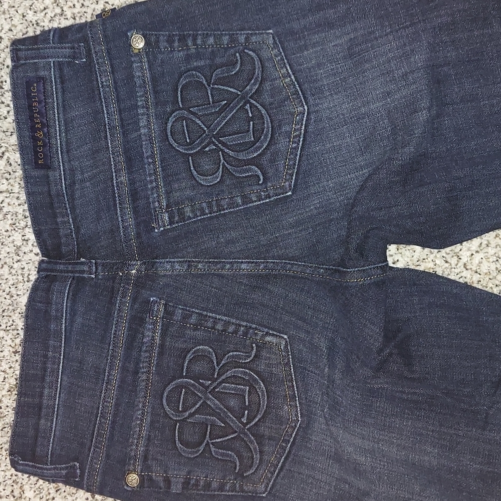 Rock & Republic Denim Blue Jeans Sz 8
